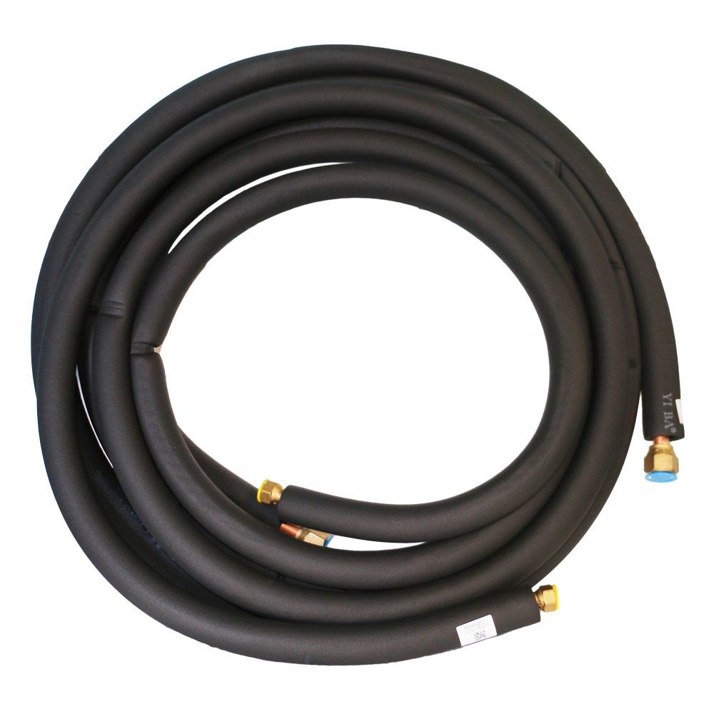 12000BTU Copper Line set Pipe for Mini Split Conditioner 1/4" 1/2" 25ft each AB